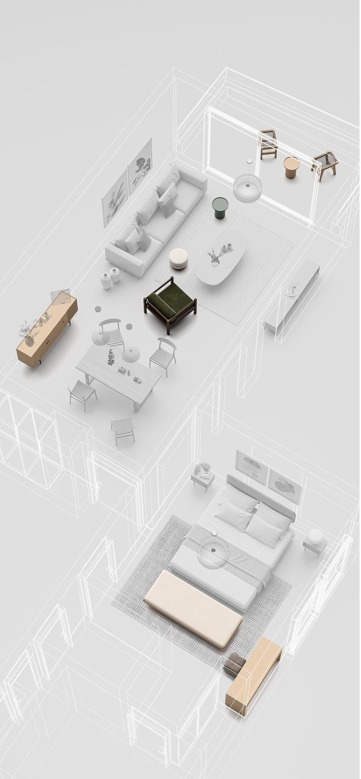 Badia furniture package mobile view